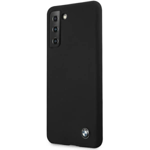 Hurtownia GSM - Etui BMW BMHCS21SSILBK Samsung Galaxy S21 czarny/black hardcase Silicone Signature - BMW127BLK - {ean13} - Hurt