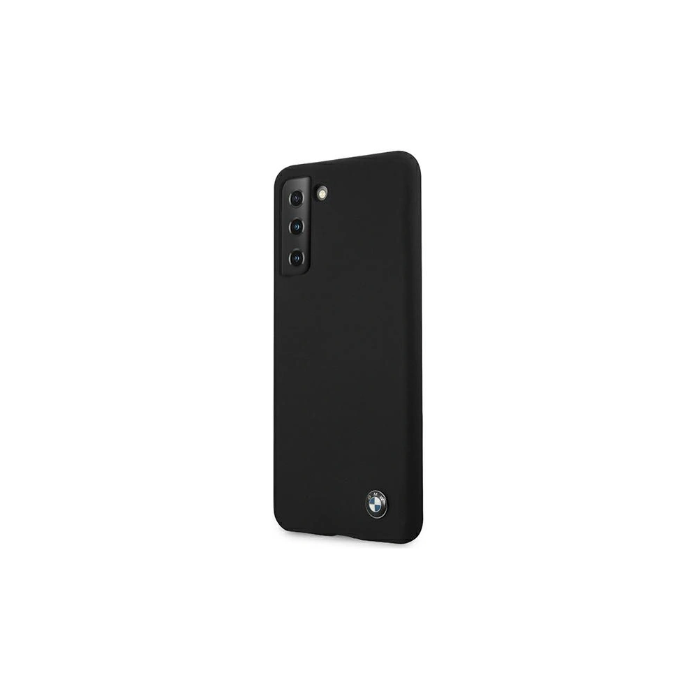 Wholesale BMW BMHCS21SSILBK Samsung Galaxy S21 black hardcase Silicone Signature - BMW127BLK - {ean13} - Hurt