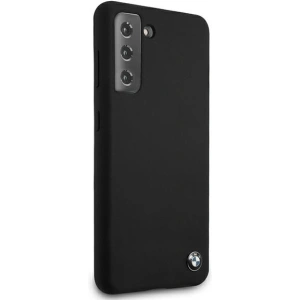 Wholesale BMW BMHCS21SSILBK Samsung Galaxy S21 black hardcase Silicone Signature - BMW127BLK - {ean13} - Hurt