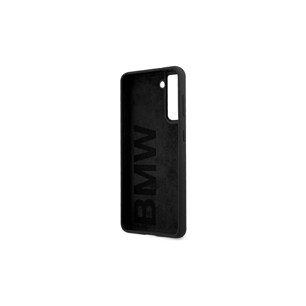 Wholesale BMW BMHCS21SSILBK Samsung Galaxy S21 black hardcase Silicone Signature - BMW127BLK - {ean13} - Hurt