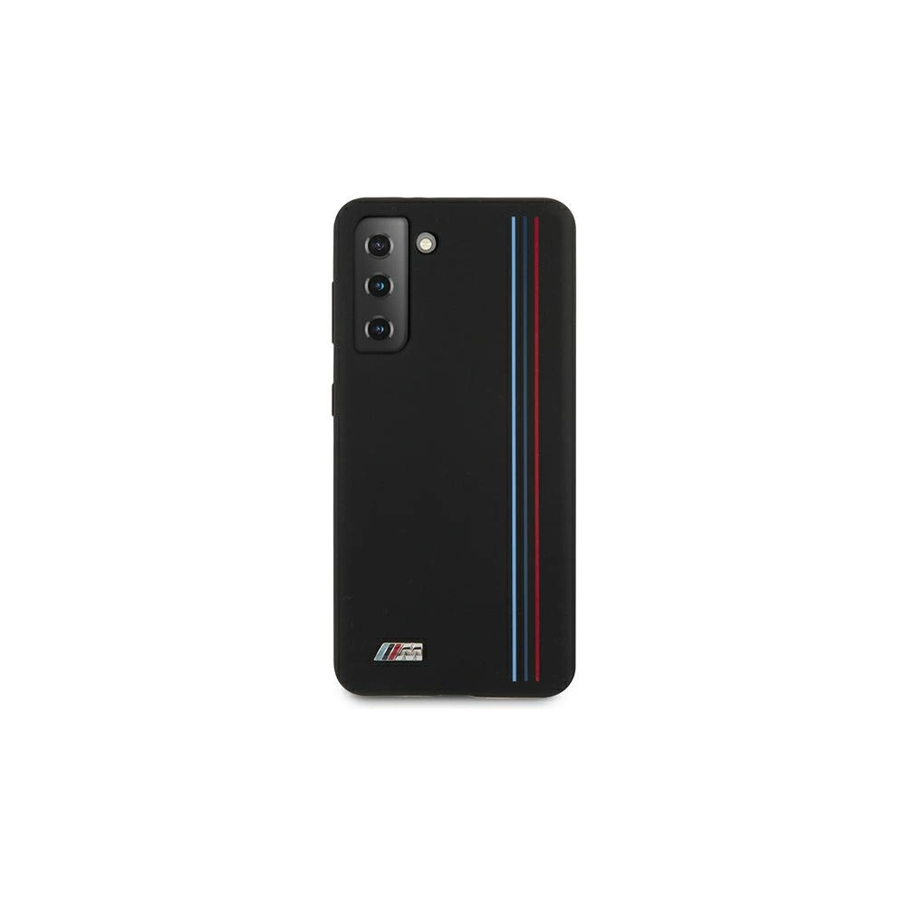 Hurtownia GSM - Etui BMW BMHCS21SSIVTBK Samsung Galaxy S21 černý/black Silicone Stripes M Collection - BMW130BLK - {ean13} - Hurt