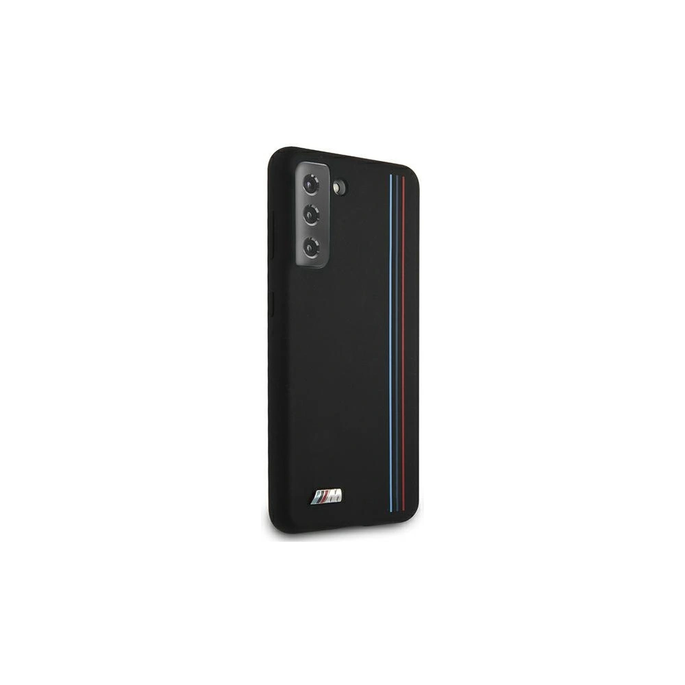 Hurtownia GSM - Etui BMW BMHCS21SSIVTBK Samsung Galaxy S21 černý/black Silicone Stripes M Collection - BMW130BLK - {ean13} - Hurt