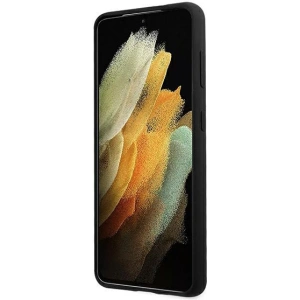 Wholesale BMW BMHCS21SSIVTBK Samsung Galaxy S21 black Silicone Stripes M Collection - BMW130BLK - {ean13} - Hurt