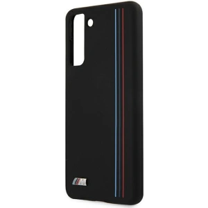 Wholesale BMW BMHCS21SSIVTBK Samsung Galaxy S21 black Silicone Stripes M Collection - BMW130BLK - {ean13} - Hurt
