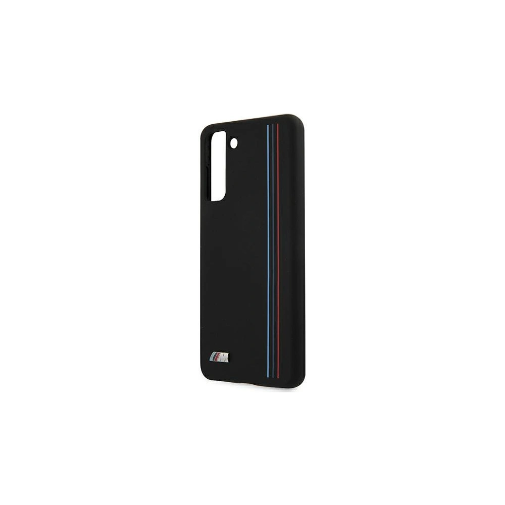 Hurtownia GSM - Etui BMW BMHCS21SSIVTBK Samsung Galaxy S21 černý/black Silicone Stripes M Collection - BMW130BLK - {ean13} - Hurt