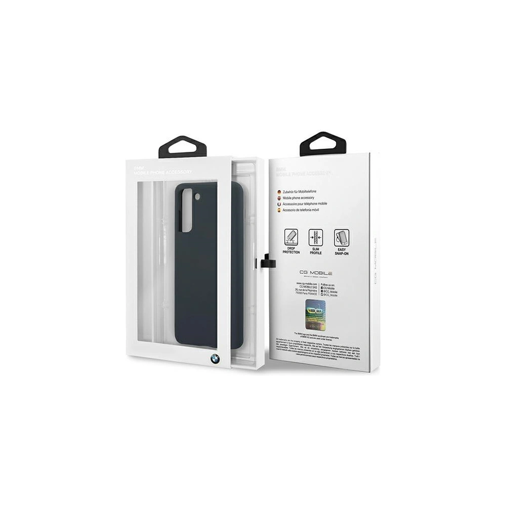 Hurtownia GSM - Etui BMW BMHCS21SSILNA Samsung Galaxy S21 granátový/navy hardcase silikonový Signature - BMW129NAV - {ean13} - Hurt
