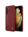Etui BMW BMHCS21SSLBLRE Samsung Galaxy S21 czerwony/red hardcase Silicone Signature Logo