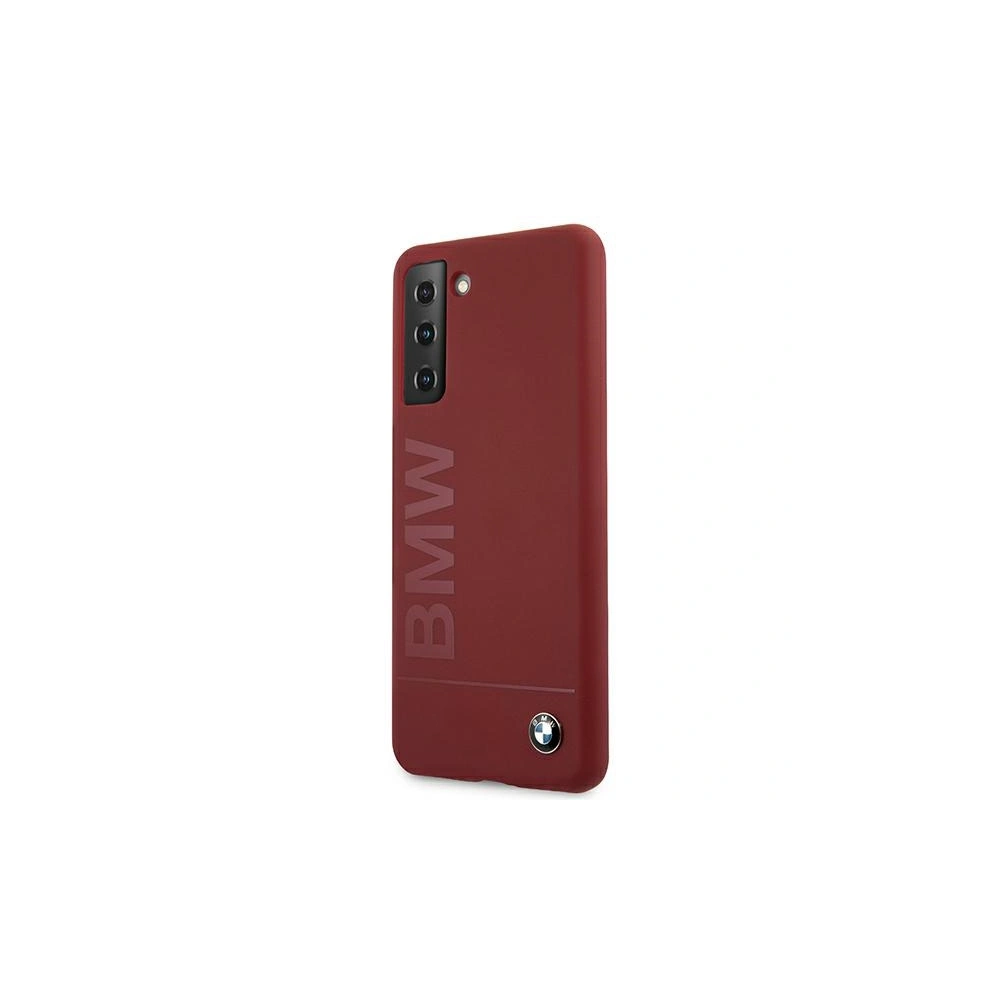 Hurtownia GSM - Etui BMW BMHCS21SSLBLRE Samsung Galaxy S21 červený/red hardcase Silicone Signature Logo - BMW132RED - {ean13} - Hurt