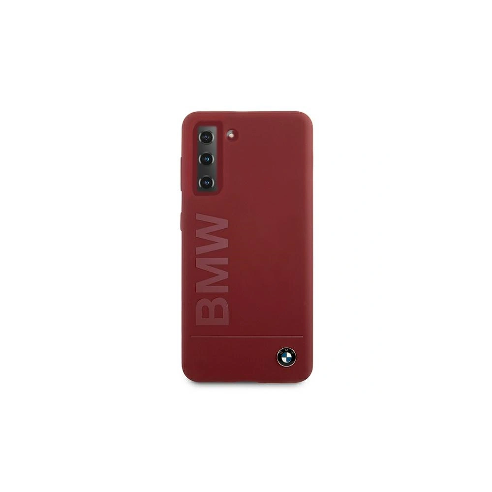 Hurtownia GSM - Etui BMW BMHCS21SSLBLRE Samsung Galaxy S21 červený/red hardcase Silicone Signature Logo - BMW132RED - {ean13} - Hurt