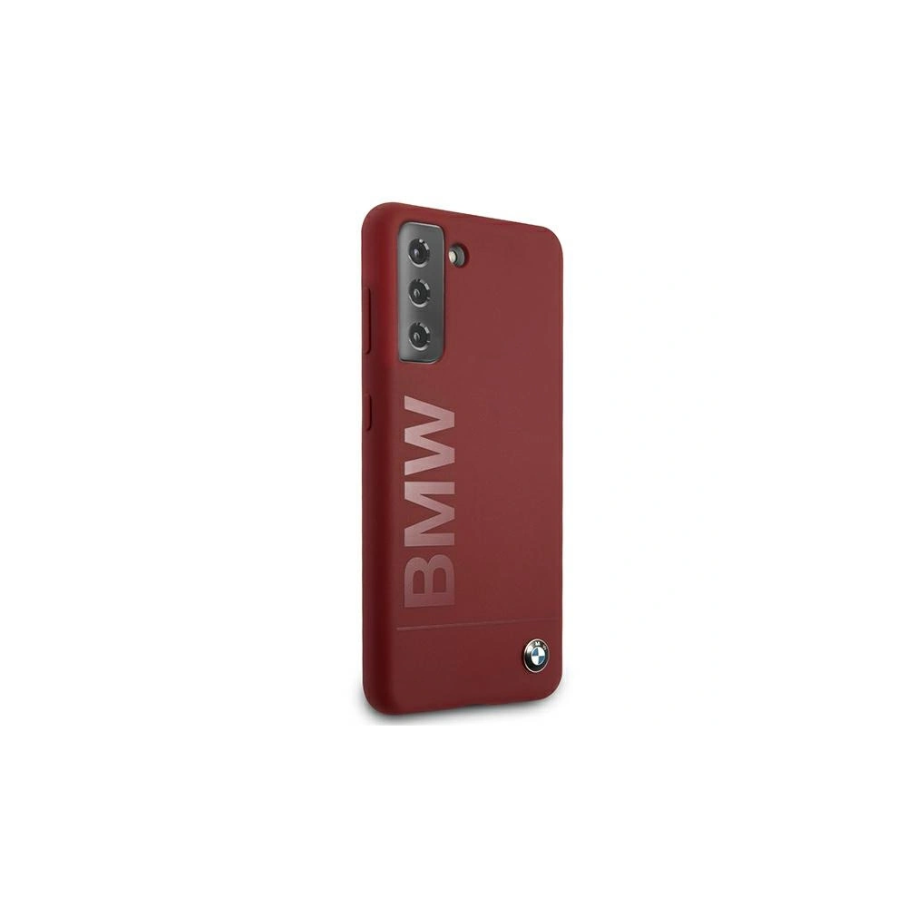 Hurtownia GSM - Etui BMW BMHCS21SSLBLRE Samsung Galaxy S21 červený/red hardcase Silicone Signature Logo - BMW132RED - {ean13} - Hurt