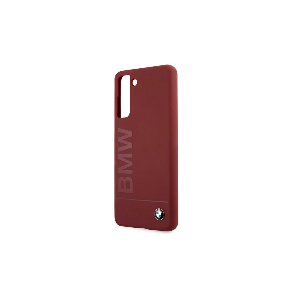 Hurtownia GSM - Etui BMW BMHCS21SSLBLRE Samsung Galaxy S21 červený/red hardcase Silicone Signature Logo - BMW132RED - {ean13} - Hurt