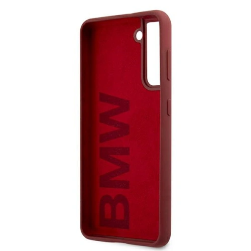 Etui BMW BMHCS21SSLBLRE Samsung Galaxy S21 czerwony/red hardcase Silicone Signature Logo