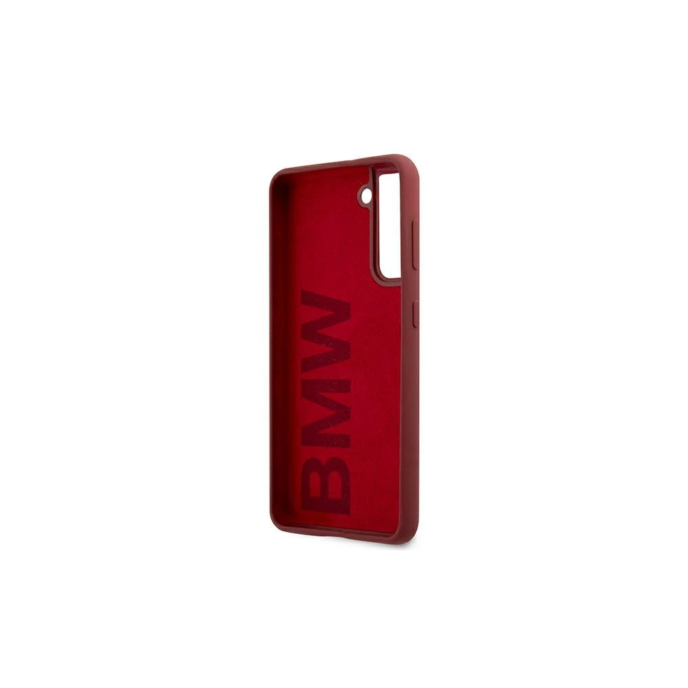 Hurtownia GSM - Etui BMW BMHCS21SSLBLRE Samsung Galaxy S21 červený/red hardcase Silicone Signature Logo - BMW132RED - {ean13} - Hurt