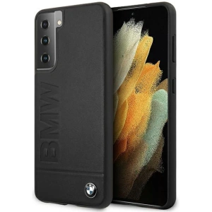 Hurtownia GSM - Etui BMW BMHCS21SSLLBK Samsung Galaxy S21 czarny/black hardcase Signature Logo Imprint - BMW133BLK - {ean13} - Hurt