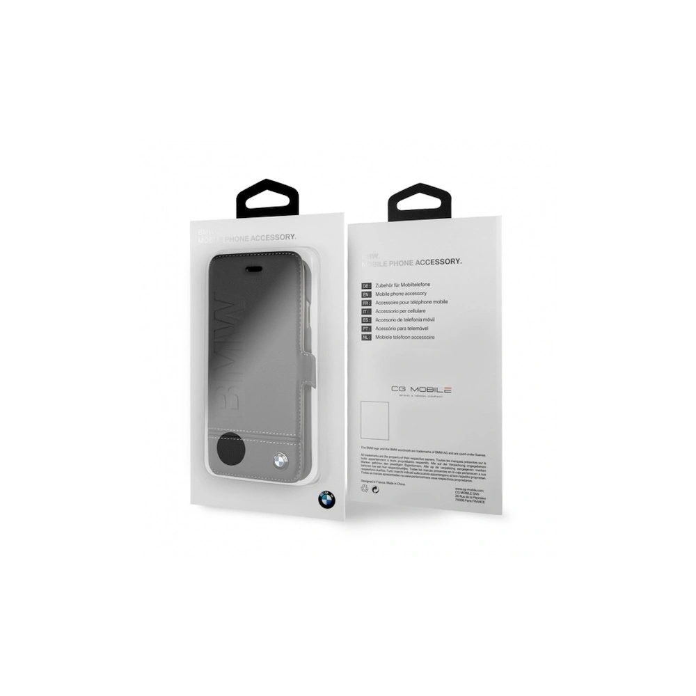Etui BMW BMFLBKI8LLSB Apple iPhone SE 2022/SE 2020/8/7 kniha černá/black