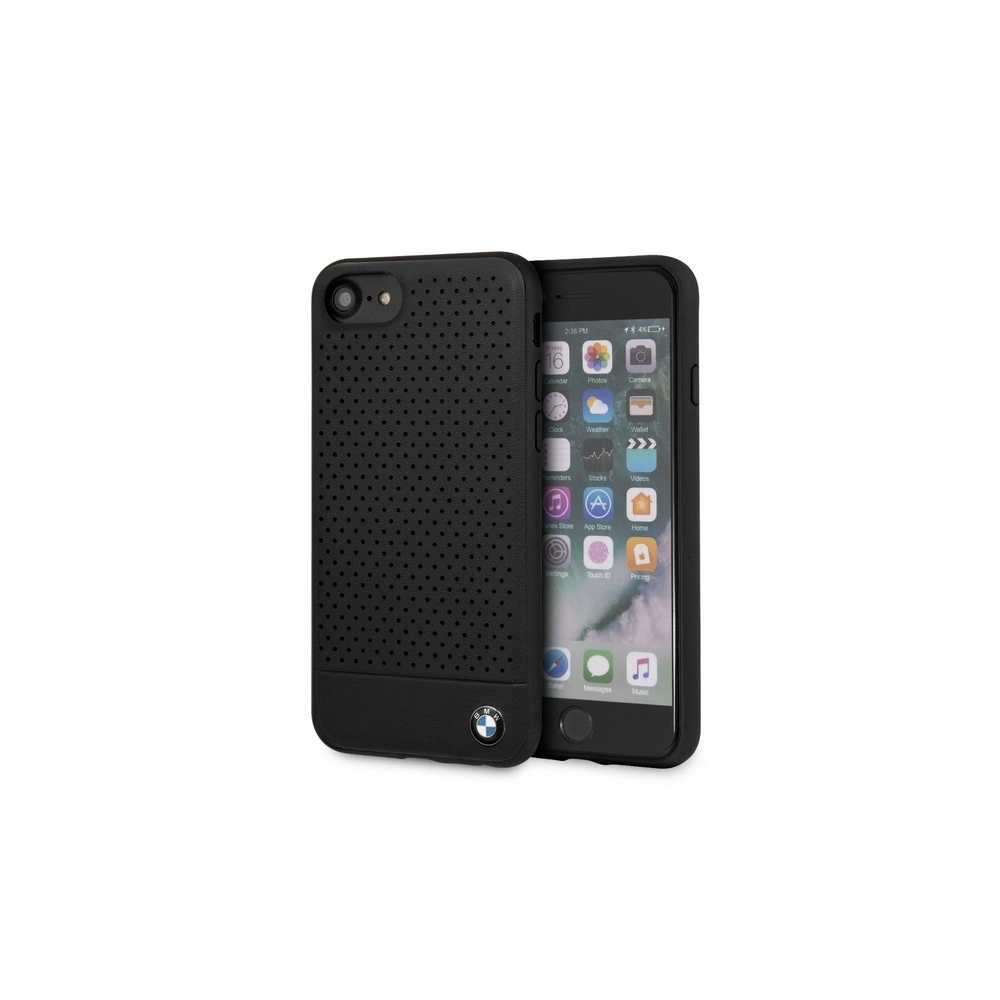 Hurtownia GSM - Etui BMW BMHCI8PEBOBK Apple iPhone SE 2022/SE 2020/8/7 czarny/black hardcase Signature Perforated - BMW140BLK - {ean13} - Hurt