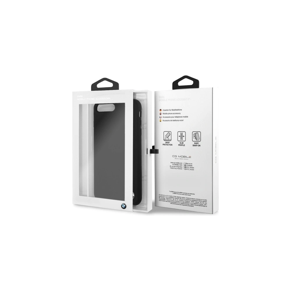 Hurtownia GSM - Etui BMW BMHCI8LSILBK Apple iPhone 8/7 Plus černý/black hardcase - BMW139BLK - {ean13} - Hurt