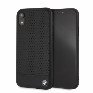 Hurtownia GSM - Etui BMW BMHCI61PEBOBK Apple iPhone XR czarny/black hardcase Signature Perforated - BMW145BLK - {ean13} - Hurt