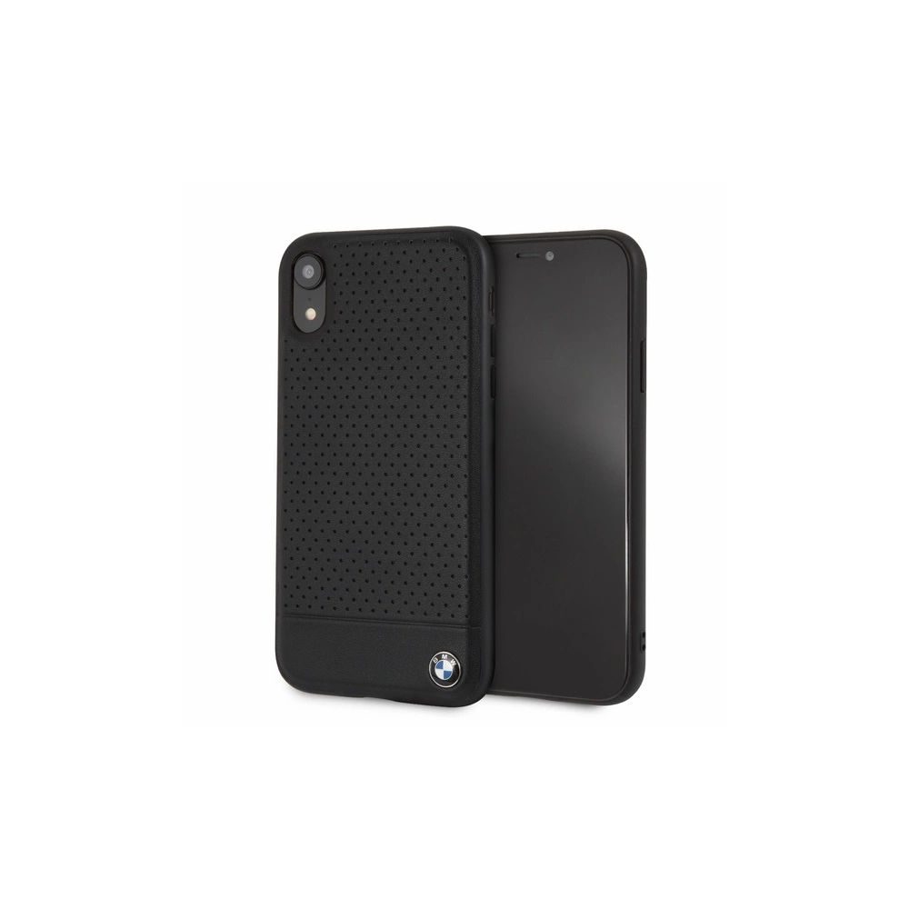 Hurtownia GSM - Etui BMW BMHCI61PEBOBK Apple iPhone XR czarny/black hardcase Signature Perforated - BMW145BLK - {ean13} - Hurt