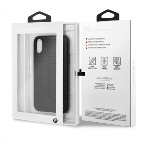 Hurtownia GSM - Case BMW BMHCI65PEBOBK Apple iPhone XS Max schwarz/black Hardcase Signature Perforated - BMW152BLK - {ean13} - Hurt