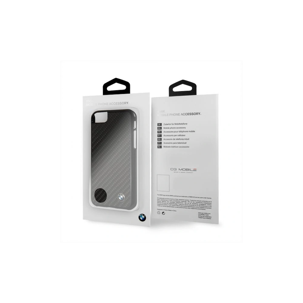 Hurtownia GSM - Etui BMW BMHCI8MBC Apple iPhone SE 2022/SE 2020/8/7 černý/black hardcase Carbon - BMW157BLK - {ean13} - Hurt