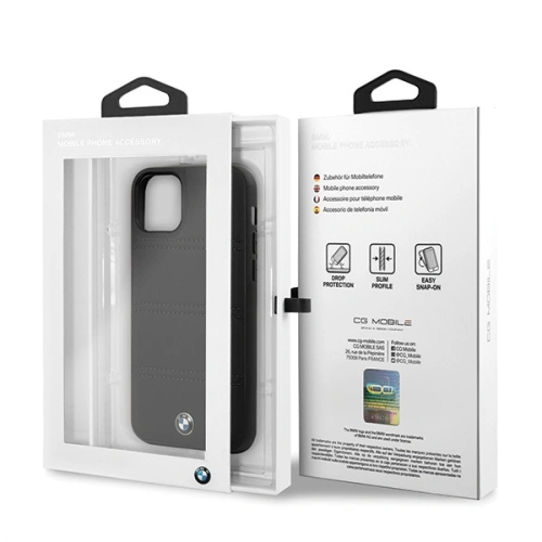 Etui BMW BMHCN58PELBK Apple iPhone 11 Pro czarny/black hardcase Signature Horizontal Lines