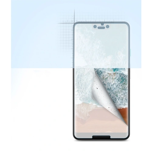 Folia Ringke Dual Easy Full Cover Google Pixel 3 XL Case Friendly