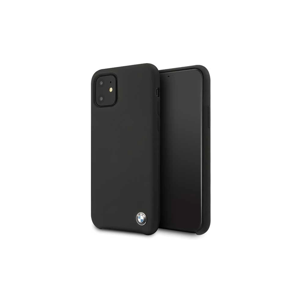 Hurtownia GSM - Etui BMW BMHCN61SILBK Apple iPhone 11 czarny/black hardcase Silicone - BMW175BLK - {ean13} - Hurt