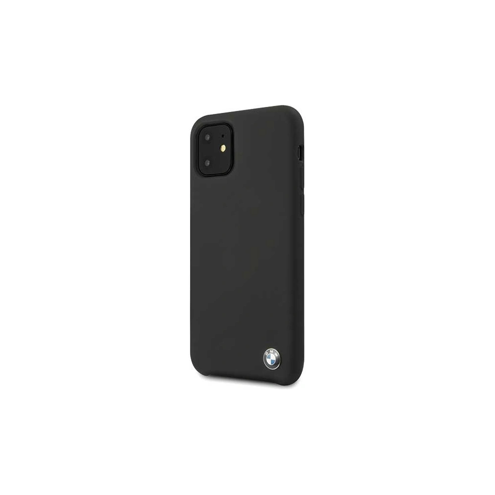 Wholesale BMW BMHCN61SILBK Apple iPhone 11 black hardcase Silicone - BMW175BLK - {ean13} - Hurt