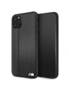 Etui BMW BMHCN65MCARBK Apple iPhone 11 Pro Max černý/black hardcase PU Carbon