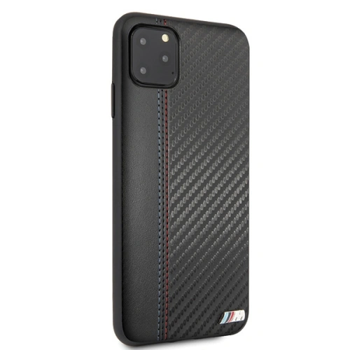 Etui BMW BMHCN65MCARBK Apple iPhone 11 Pro Max czarny/black hardcase PU Carbon
