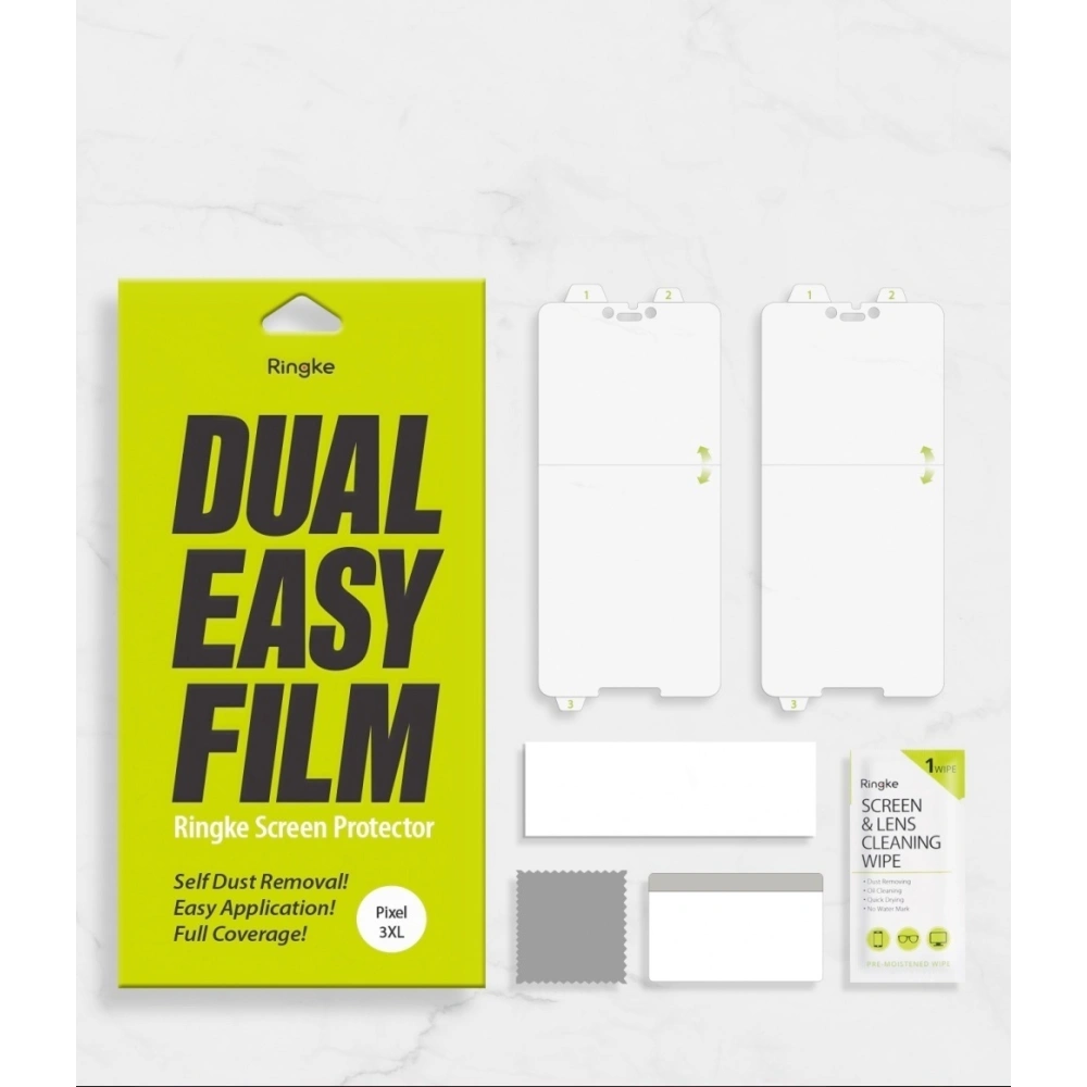 Hurtownia GSM - Fólie Ringke Dual Easy Full Cover Google Pixel 3 XL Case Friendly - RGK811 - {ean13} - Hurt