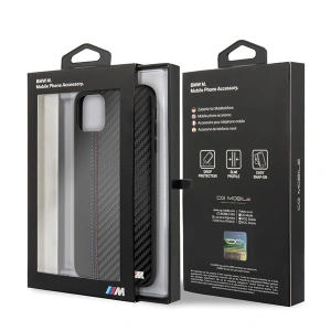 Hurtownia GSM - Case BMW BMHCN65MCARBK Apple iPhone 11 Pro Max schwarz/black hardcase PU Carbon - BMW177BLK - {ean13} - Hurt