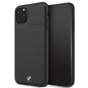 Hurtownia GSM - Case BMW BMHCN65PELBK Apple iPhone 11 Pro Max schwarz/black hardcase Signature Horizontal Lines - BMW181BLK - {ean13} - Hurt