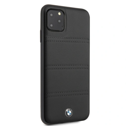 Etui BMW BMHCN65PELBK Apple iPhone 11 Pro Max czarny/black hardcase Signature Horizontal Lines