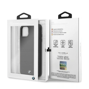 Wholesale BMW BMHCN65PELBK Apple iPhone 11 Pro Max black hardcase Signature Horizontal Lines - BMW181BLK - {ean13} - Hurt