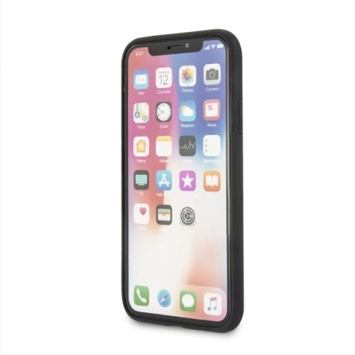 Etui BMW BMHCPXGLBK Apple iPhone X czarny/black hardcase grained