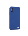 Hurtownia GSM - Etui BMW BMHCPXMSILNA Apple iPhone X/XS niebieski/navy hardcase Silicone M Collection - BMW186NAV - {ean13} - Hurt
