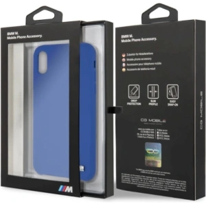 Hurtownia GSM - Case BMW BMHCPXMSILNA Apple iPhone X/XS blau/navy Hardcase Silikon M Collection - BMW186NAV - {ean13} - Hurt