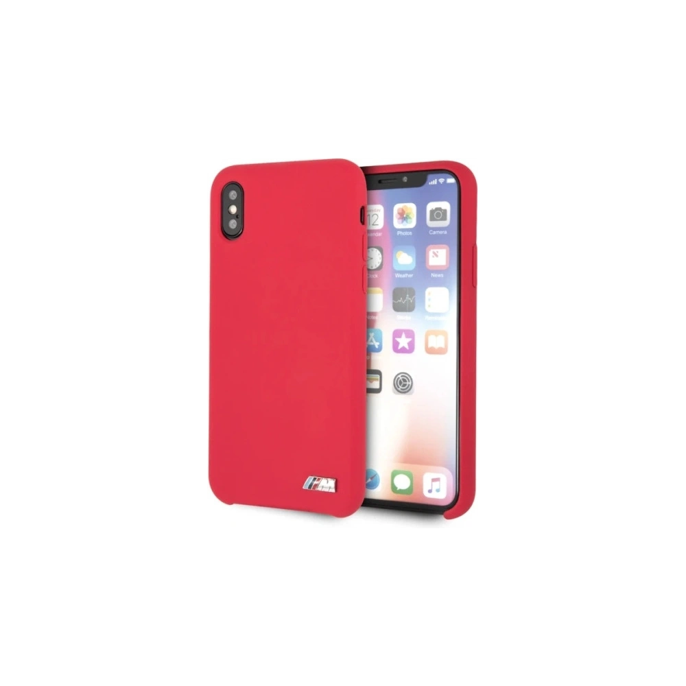 Hurtownia GSM - Etui BMW BMHCPXMSILRE Apple iPhone X/XS červený/red hardcase Silicone M Collection - BMW187RED - {ean13} - Hurt
