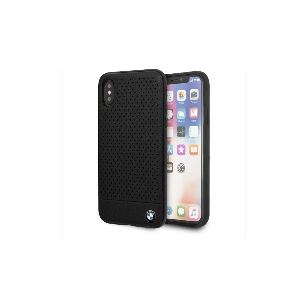Hurtownia GSM - Etui BMW BMHCPXPEBOBK Apple iPhone X/XS czarny/black hardcase perforated - BMW189BLK - {ean13} - Hurt