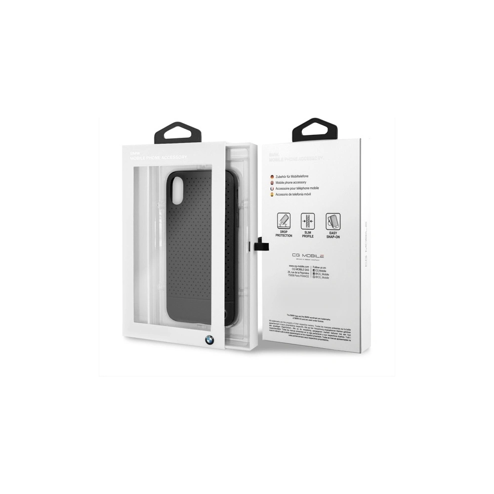 Hurtownia GSM - Etui BMW BMHCPXPEBOBK Apple iPhone X/XS černý/black hardcase perforovaný - BMW189BLK - {ean13} - Hurt