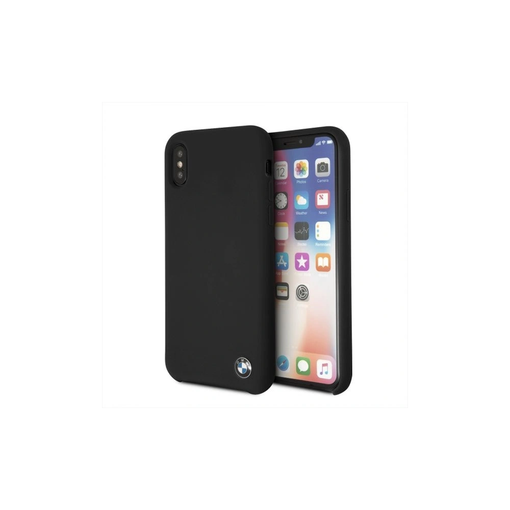 Hurtownia GSM - Etui BMW BMHCPXSILBK Apple iPhone X/XS czarny/black hardcase Silicone - BMW191BLK - {ean13} - Hurt