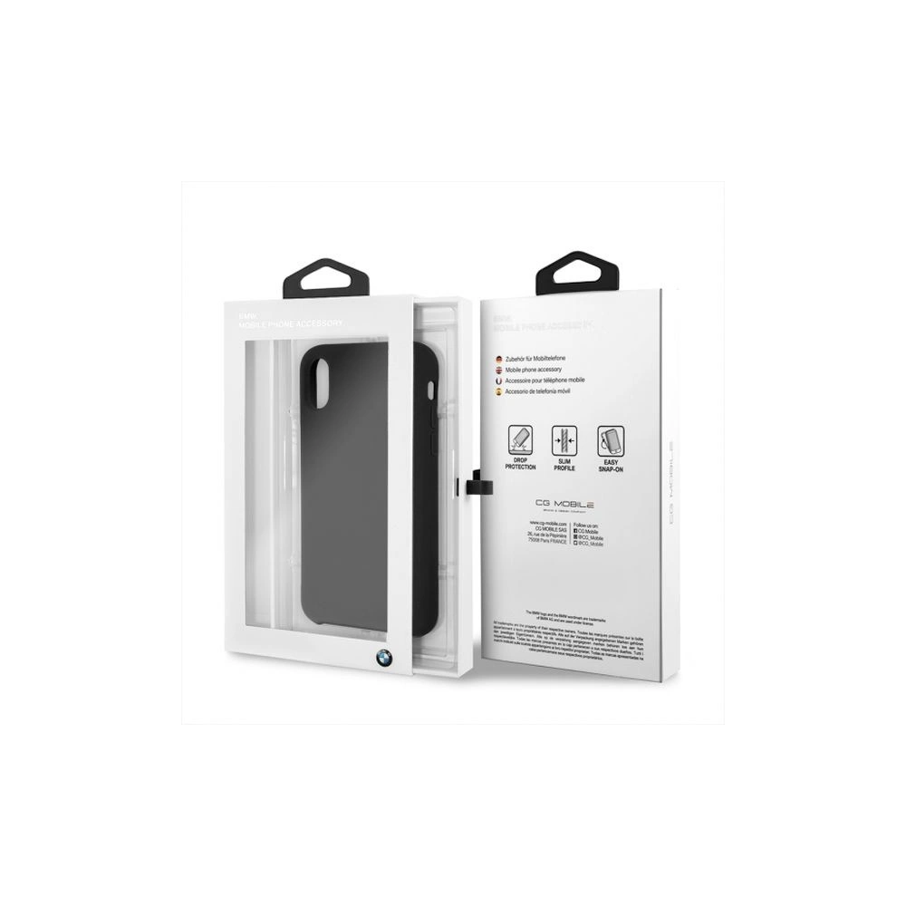 Hurtownia GSM - Etui BMW BMHCPXSILBK Apple iPhone X/XS czarny/black hardcase Silicone - BMW191BLK - {ean13} - Hurt