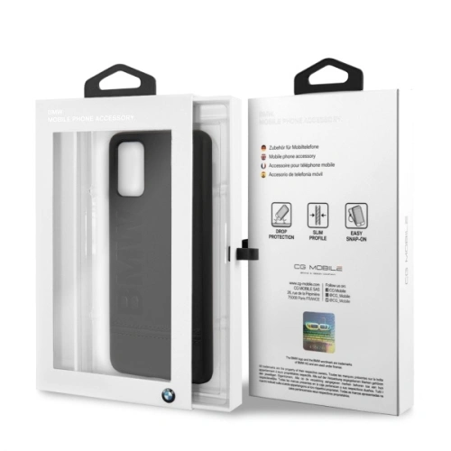 Etui BMW BMHCS67LLSB Samsung Galaxy S20+ Plus czarny/black hardcase Signature