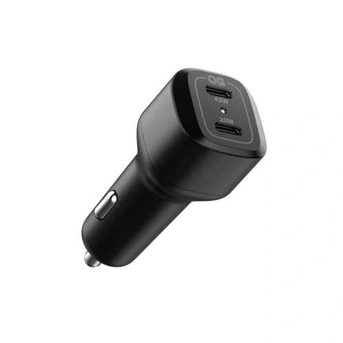 Hurtownia Spigen - 8809756643828 - SPN1855BLK - Ładowarka samochodowa Spigen PC2000 PowerArc 2-port Car Charger PD 45W QC 3.0 Black - B2B homescreen