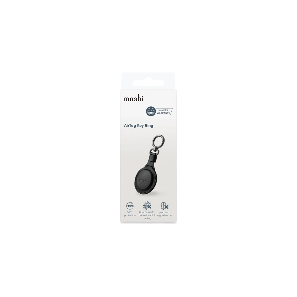 Hurtownia GSM - Etui Moshi Klíčový řetěz Apple AirTag (Jet Black) - MOSH200BLK - {ean13} - Hurt