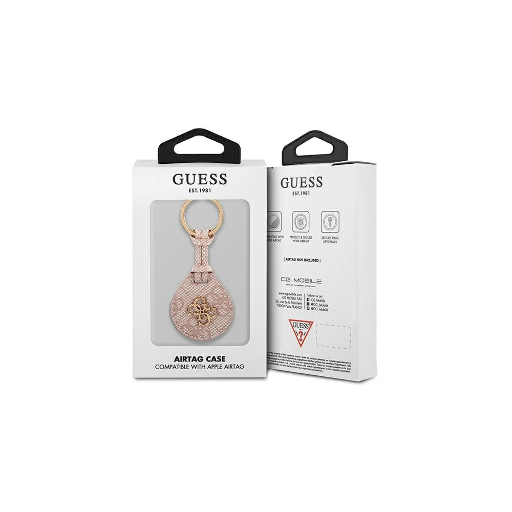 Wholesale Guess GUATP4GM4PP Apple AirTag pink 4G Big Metal Logo - GUE1245PNK - {ean13} - Hurt
