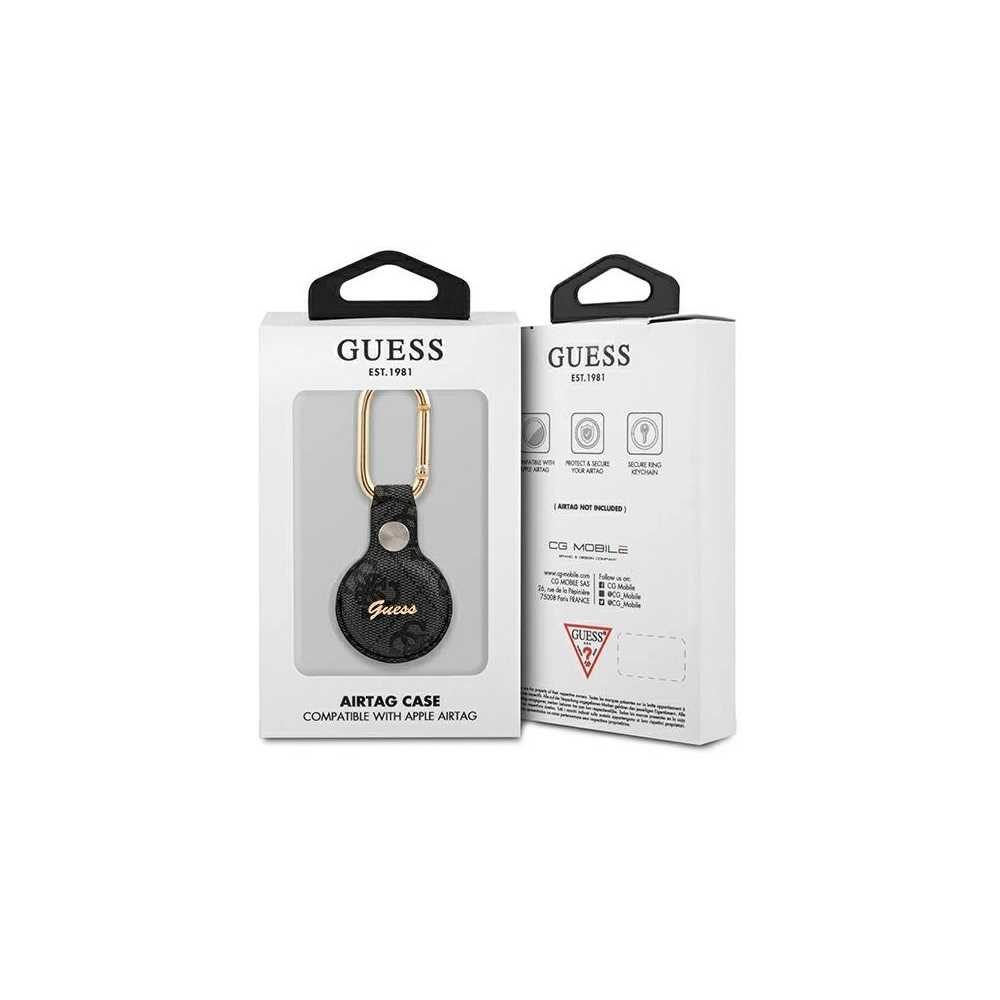 Wholesale Guess GUATP4GMSRK Apple AirTag grey 4G Vintage Script - GUE1247GRY - {ean13} - Hurt