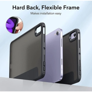 Hurtownia GSM - Etui ESR Rebound Hybrid Apple iPad mini 2021 (6. generáció) / iPad mini 8.3" 2024 7gen Matt Fekete - ESR389BLK - {ean13} - Hurt